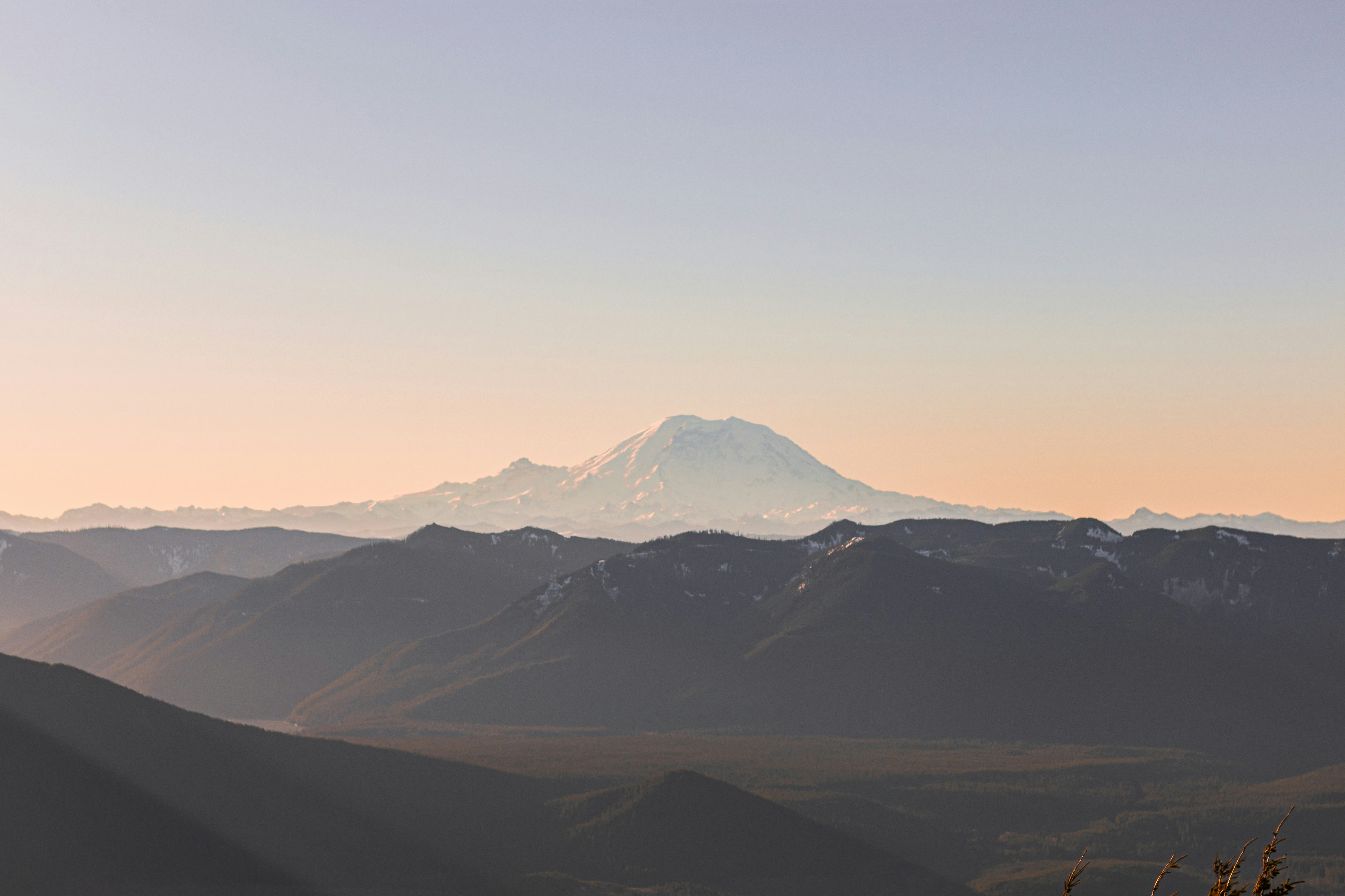 snow covered mountain during daytime